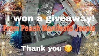 I won a Giveaway from Peach Manifesto Jessie