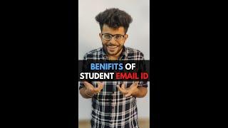 3 Benefits of Student Email ID | Free Stuff worth 10K  #shorts #short