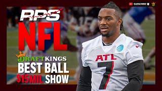 DraftKings Best Ball Draft | $15M MILLIONAIRE  | 9/3 - NFL DFS Strategies & Advice