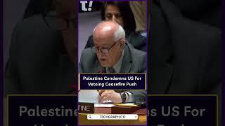 Palestine Condemns US For Vetoing Ceasefire Push