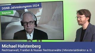 Keynote von Michael Halstenberg: Willkommen im Vorschriftendschungel | DGNB Jahreskongress 2024