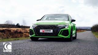 AUDI RS3 8Y Saloon Scorpion Exhaust Road-test