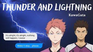 "Thunder and Lightning" | Facing Their Fears series | Kawagata | Haikyuu Texts [Revoiced]