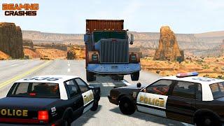 High Speed Traffic Crashes Beamng Drive - BeamNG.Drive