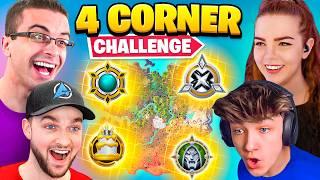 The *MYTHIC* 4 Corner Challenge in Fortnite Season 4!