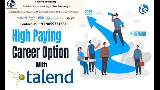 Talend Training | Talend Real Time Projects #TalendTechSolutions #TalendDi