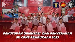 Masa Orientasi dan Penyerahan SK CPNS Tahun Penerimaan 2023 | Kanwil Kemenkumham Sulawesi Utara