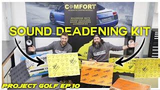 Comfort Mat Sound Deadening, Absorbers & Isolators Unboxing! - Project Golf Ep.10