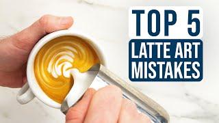 Top 5 Latte Art Mistakes and How to Fix Them