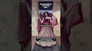 Affordable Bridal Lehenga CholiShopping in Chandni Chowk#shorts #bride #wedding #lehenga