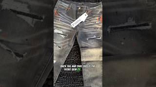 My Purple Brand Jeans haul from Ninjahype, I love this rip and paint splash #hype #hypebeast