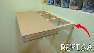 ¿COMO HACER UNA REPISA FLOTANTE? Tu Mismo Sin Mucha HERRAMIENTA? #diy #repisas   - LUIS LOVON