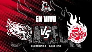 Gran Final 3 de diciembre, 2024 ⭐️ HALCONES DE XALAPA vs DIABLOS ROJOS DEL MÉXICO BASQUETBOL️