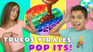 TRUCOS VIRALES de TIKTOK con POP ITS!