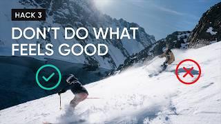 5 Hacks To Improve Faster | Why top skiers make progress faster than the rest of us