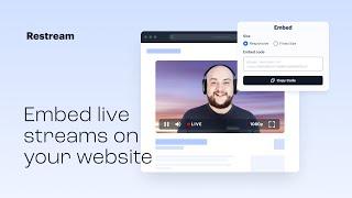 How to Live Stream Directly to Your Website