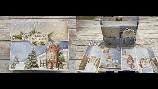 STAMPERIA WINTER VALLEY STATIONERY GIFT BOX TUTORIAL - SHELLIE GEIGLE - JS HOBBIES AND CRAFTS