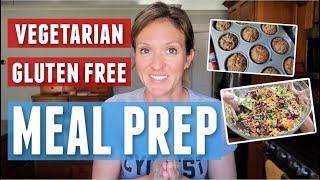 VEGETARIAN & GLUTEN FREE MEAL PREP WITH ME | VEGAN MEAL PREP OPTIONS