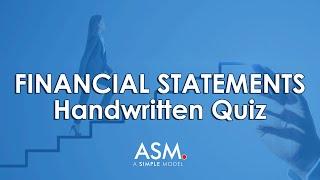 Financial Statements Quiz