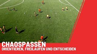 Passtraining wie der FC Barcelona: "Chaospassen" | Passspiel-Übung für Jugendfussball-Training