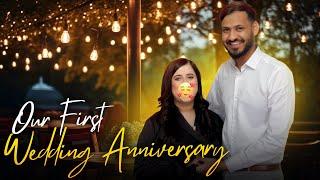 Our First Wedding Anniversary in the UK |Surprised Halee for our wedding anniversary