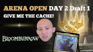 GIVE ME THE CACHE! | Arena Open Day 2 Draft 1 | Bloomburrow Draft | MTG Arena