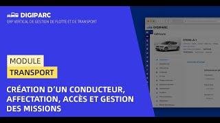 Driver Creation Assignment Access and Mission Management