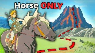 Climbing EVERY Mountain Using a HORSE in Breath of the Wild