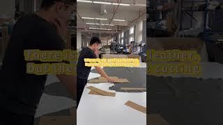 Leading Furniture Factory ：Leather cutting and selection