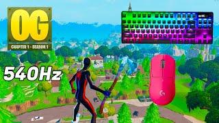 SteelSeries Apex Pro TKL ASMR  Fortnite OG Solo Gameplay  Satisfying Keyboard Fortnite 360 FPS 4K