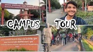 'NIT SURAT' ka CAMPUS TOUR| SVNIT SURAT campus| life in NIT surat | SURAT GUJARAT |#svnit#nitian