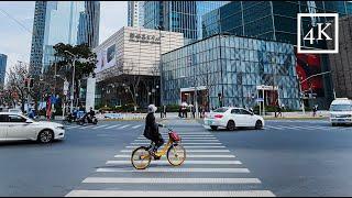 「4K」Walk around Shanghai Jing 'an Temple business district｜Shanghai walk｜China 4K