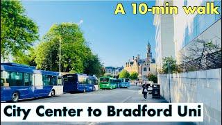 How to go to Bradford University from City Centre in 10 minutes