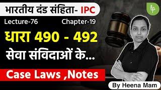 L-76 : Section 490 to 492 ipc in hindi | case laws and notes in hindi