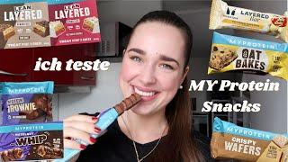 MY Protein Snacks Test Teil 2 | krasse Enttäuschung?