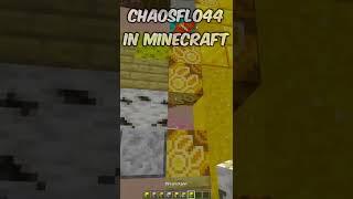 CHAOSFLO44 PIXELART in MINECRAFT  #shorts