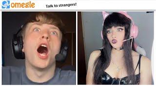 Fake Girl Trolls People on OMEGLE! #12 (Voice-Trolling)