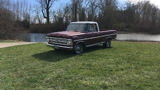 1968 Ford F100 240 inline 6 Straight pipe