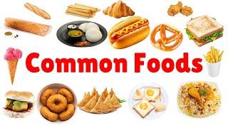 Learn 100+ Common Foods in English | Food Vocabulary | Food and Drinks in English |      