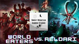 World Eaters Vs. Aeldari Warhammer 40k Live Pariah Nexus Mission Pack Battle Report