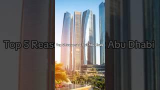 5 Reason's to Visit Abu Dhabi #shorts Subscribe for more