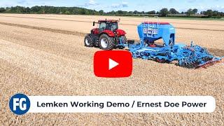 Lemken Machinery Demo Feat. Case IH Tractors | Ernest Doe Power