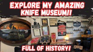 Explore MY AMAZING Knife Museum FULL of History!