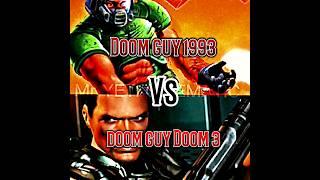 Doom guy 1993 vs Doom guy Doom 3 #doomslayer#doometernal#doomguy#doom3