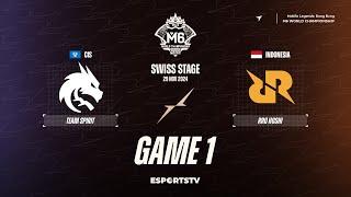 Team Spirit vs RRQ Hoshi GAME 1 M6 World Championship | RRQ vs TS ESPORTSTV