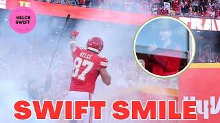 Taylor Swift’s ADORABLE REACTION the MOMENT Travis Kelce enters the field vs Raiders