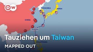 Taiwan: Eine Insel als Spielball der Supermächte USA und China | Mapped Out