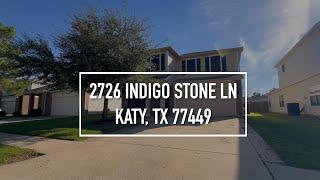 2726 Indigo Stone Ln, Katy, TX 77449