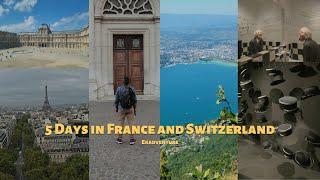 5 Days in France and Switzerland | Paris, Annecy, Vevey and Hiking lake Annecy