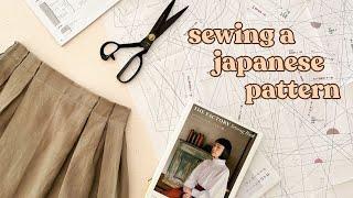 Why Are Japanese Sewing Patterns The Best?! | Sewing A Japanese Pattern - Part 3 COSY SEWING VLOG